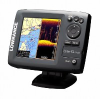 Lowrance ELITE 5 DSI COMBO SOUNDER plotter met TM TR