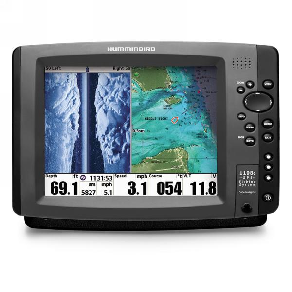 Humminbird 1198Cx Si Combo - kleurendisplay - Side / Down Imaging Exc .  Transducer - Ext . GPS-antenne Fishfinder - Advitek Marine Systems A.M.S.  B.V.