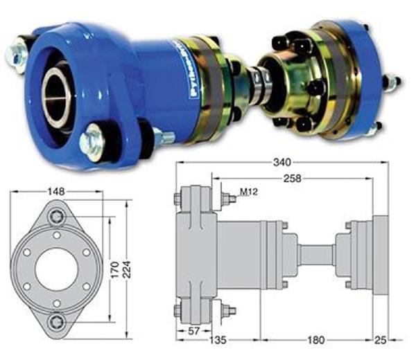Python Drive Unit compleet P110-S ø35/ø45 - Advitek Marine Systems A.M ...