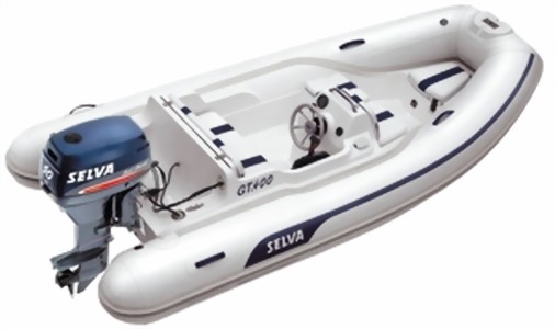 Verst paus kapperszaak Selva rubberboot G.T.4.0 met Selva 4-takt Manta 40pk ELPT - Advitek Marine  Systems A.M.S. B.V.