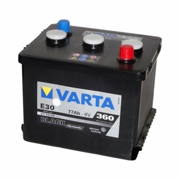 Varta E30W Silver Dynamic 6V 77Ah Accu 216x170x191 mm 077015036