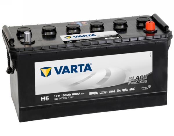 Nauw Netjes knijpen Varta H5 Pro Motive Black 12V 100Ah Accu 413x175x220 mm 600047060 - Advitek  Marine Systems A.M.S. B.V.